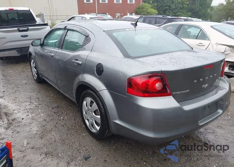 2012 Dodge Avenger Se from USA, damaged, VIN 1C3CDZAB2CN193348